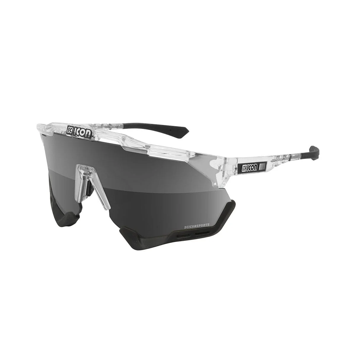 Lunettes SCICON AEROSHADE XL Translucide Iridium Argent