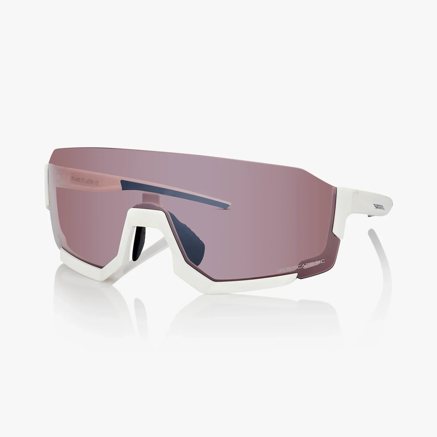 Lunettes SHIMANO AEROLITE CE-ARLT2 Blanc Verre Ridescape High Contrast