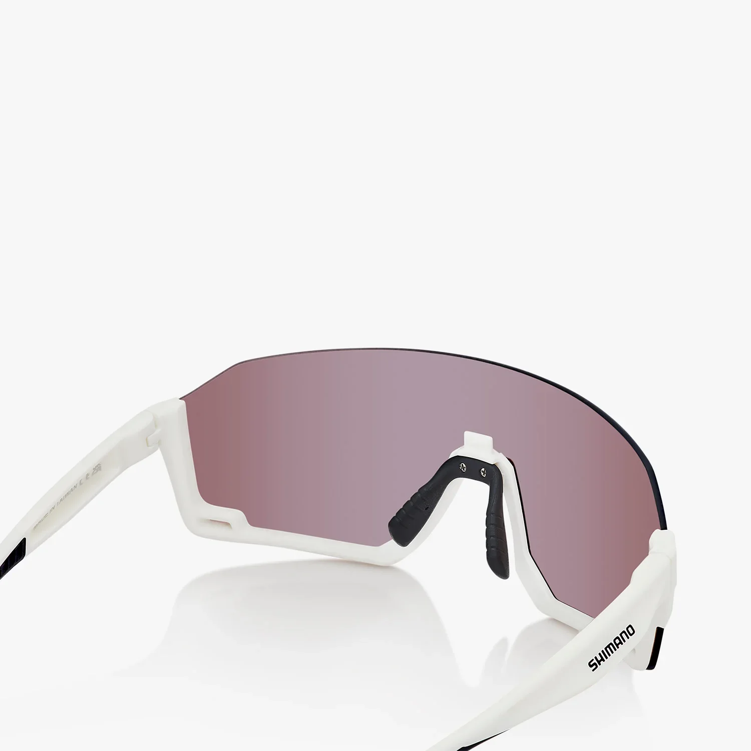 Lunettes SHIMANO AEROLITE CE-ARLT2 Blanc Verre Ridescape High Contrast - Image 4