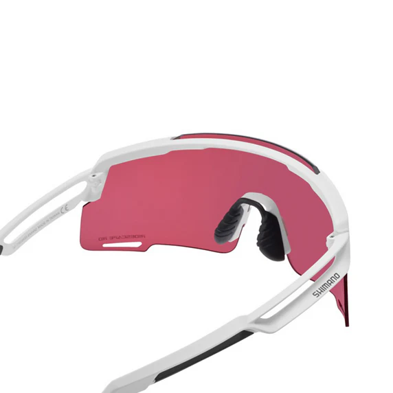 Lunettes SHIMANO EQUINOX 4 CE-EQNX5 Blanc Matt  Verre Ridescape Road - Image 4