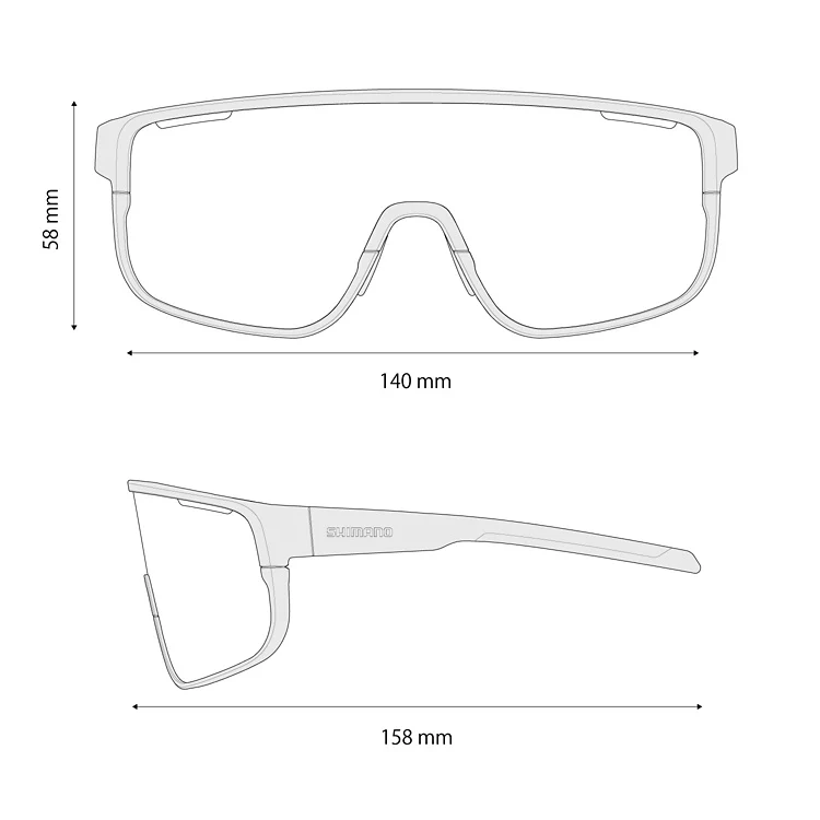 Lunettes SHIMANO PULSAR 3 Noir Matt Verre Ridescape Off Road - Image 6