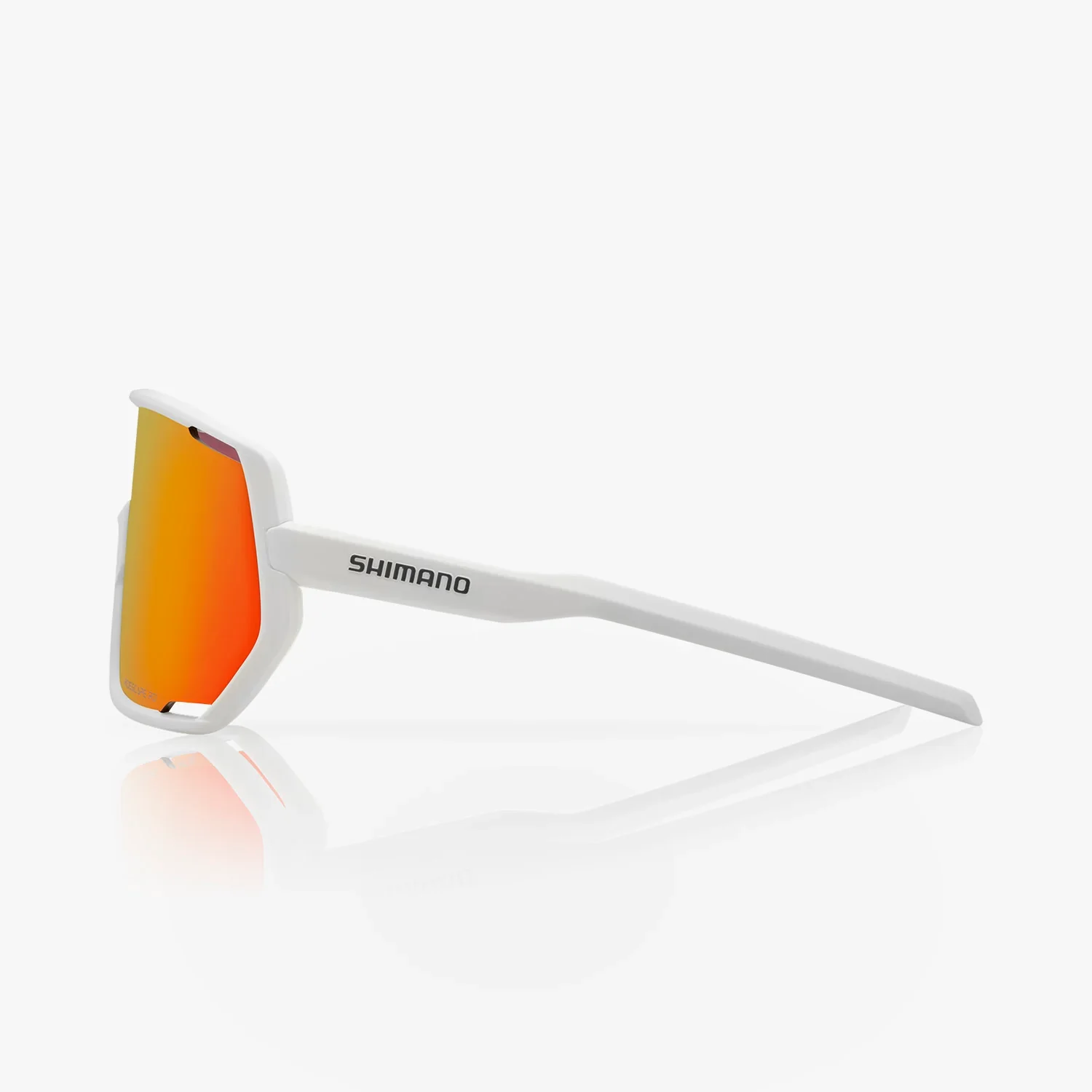 Lunettes SHIMANO TECHNIUM M CE-TCNM2 Blanc Matt Verre Ridescape Road - Image 3