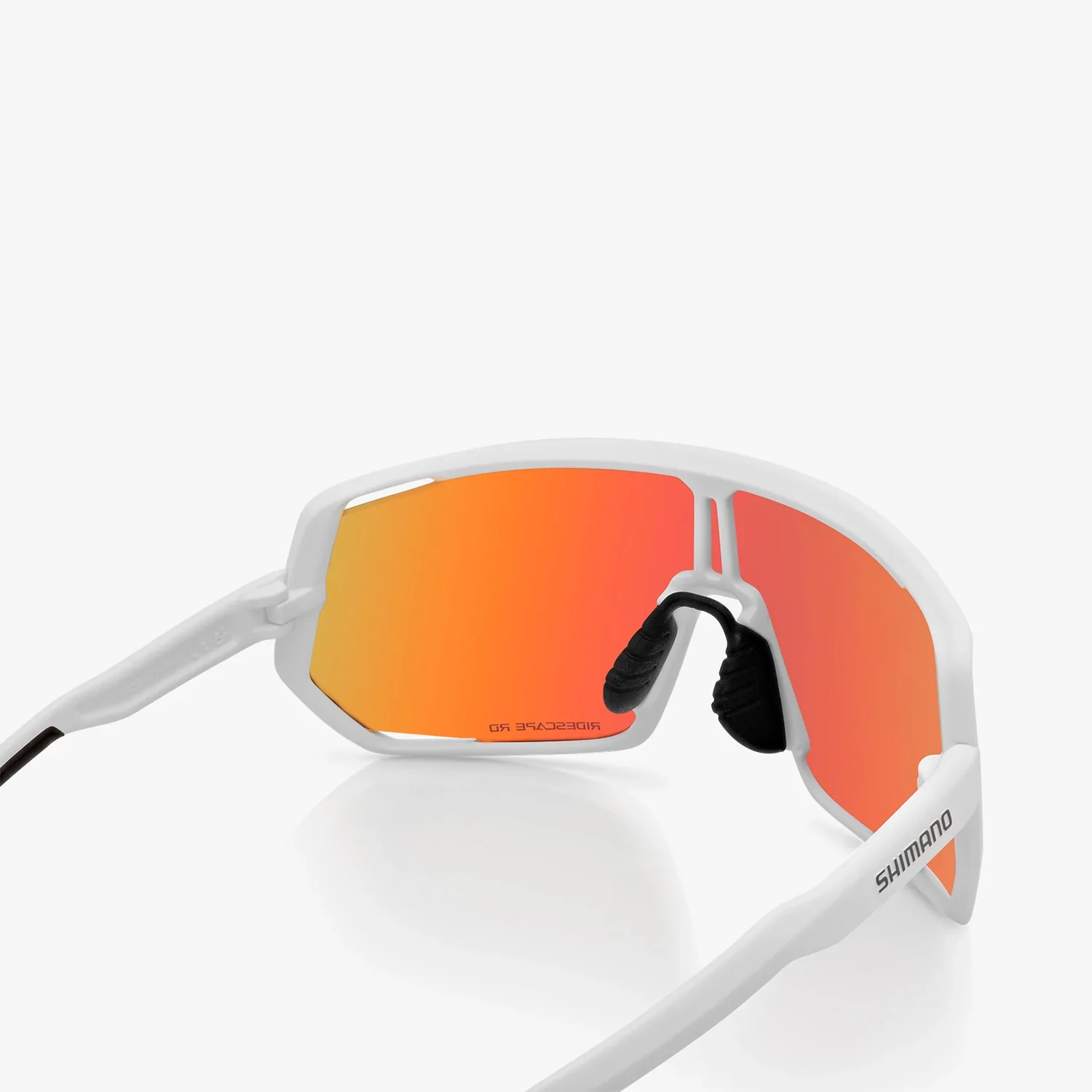 Lunettes SHIMANO TECHNIUM M CE-TCNM2 Blanc Matt Verre Ridescape Road - Image 4