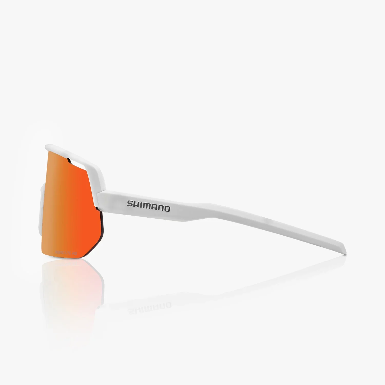 Lunettes SHIMANO TECHNIUM L CE-TCNL2 Blanc Matt Verre Ridescape Road - Image 3
