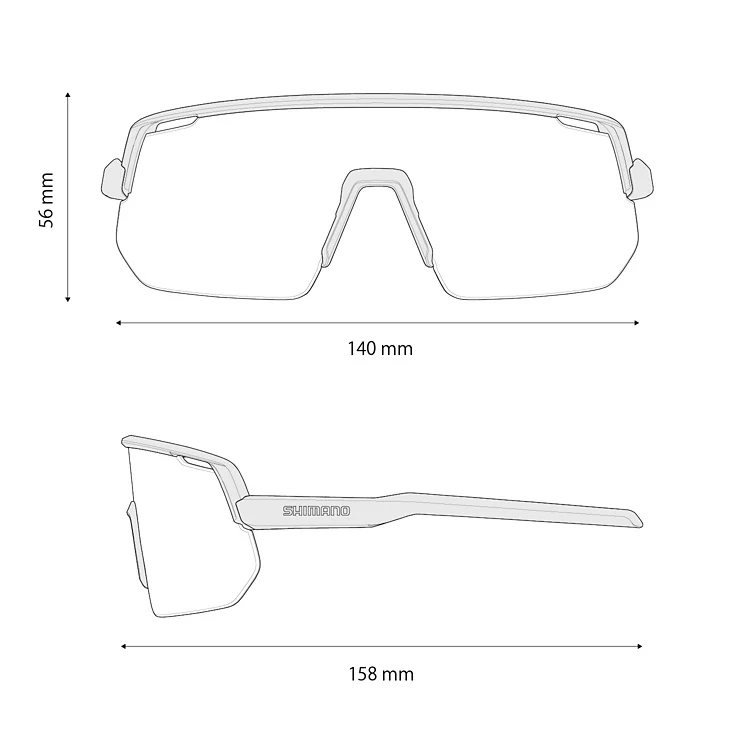Lunettes SHIMANO TECHNIUM L CE-TCNL2 Blanc Matt Verre Ridescape Road - Image 7
