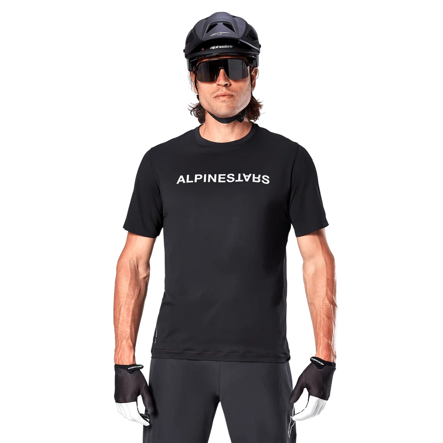 Maillot ALPINESTARS A-ARIA SWITCH Manches Courtes Noir - Image 5