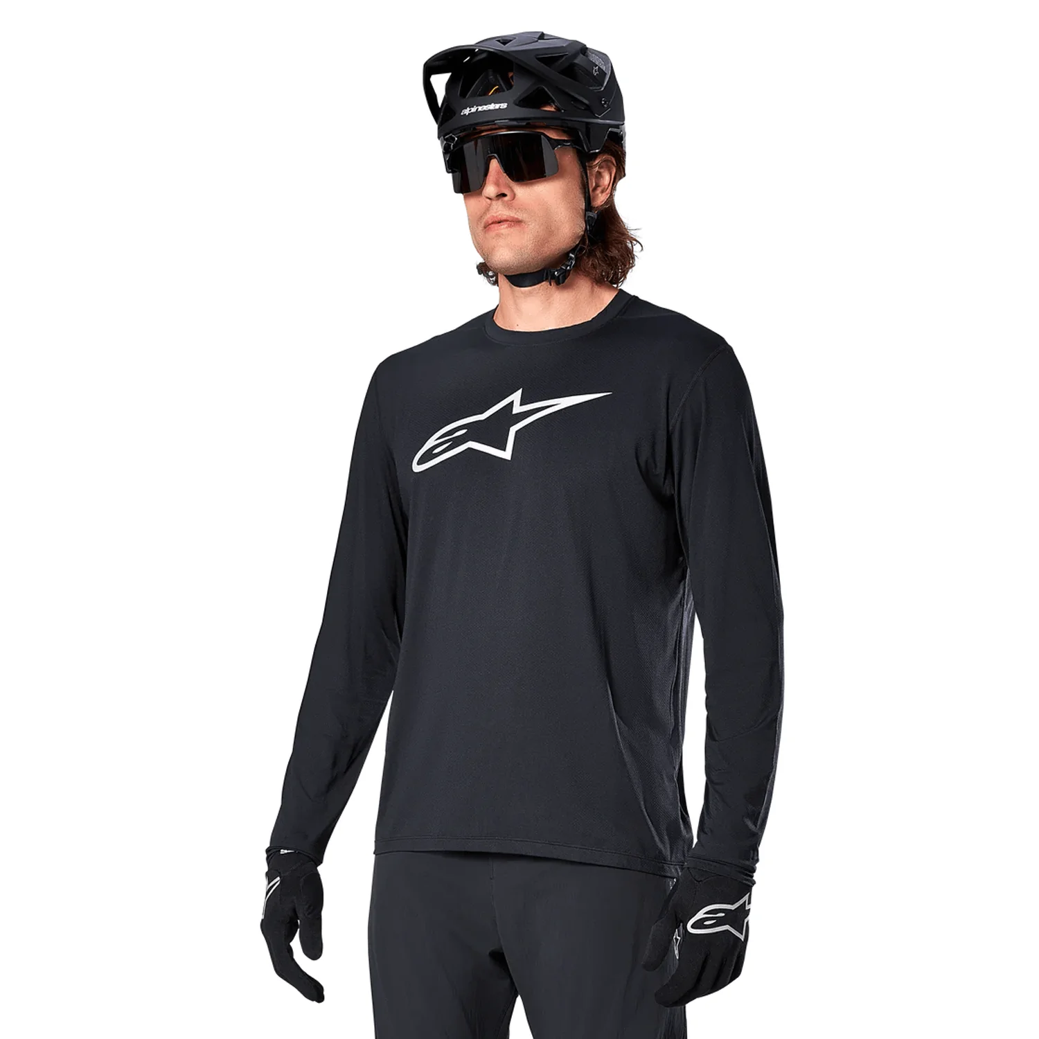 Maillot ALPINESTARS A-DURA ASTAR Manches Longues Noir - Image 3