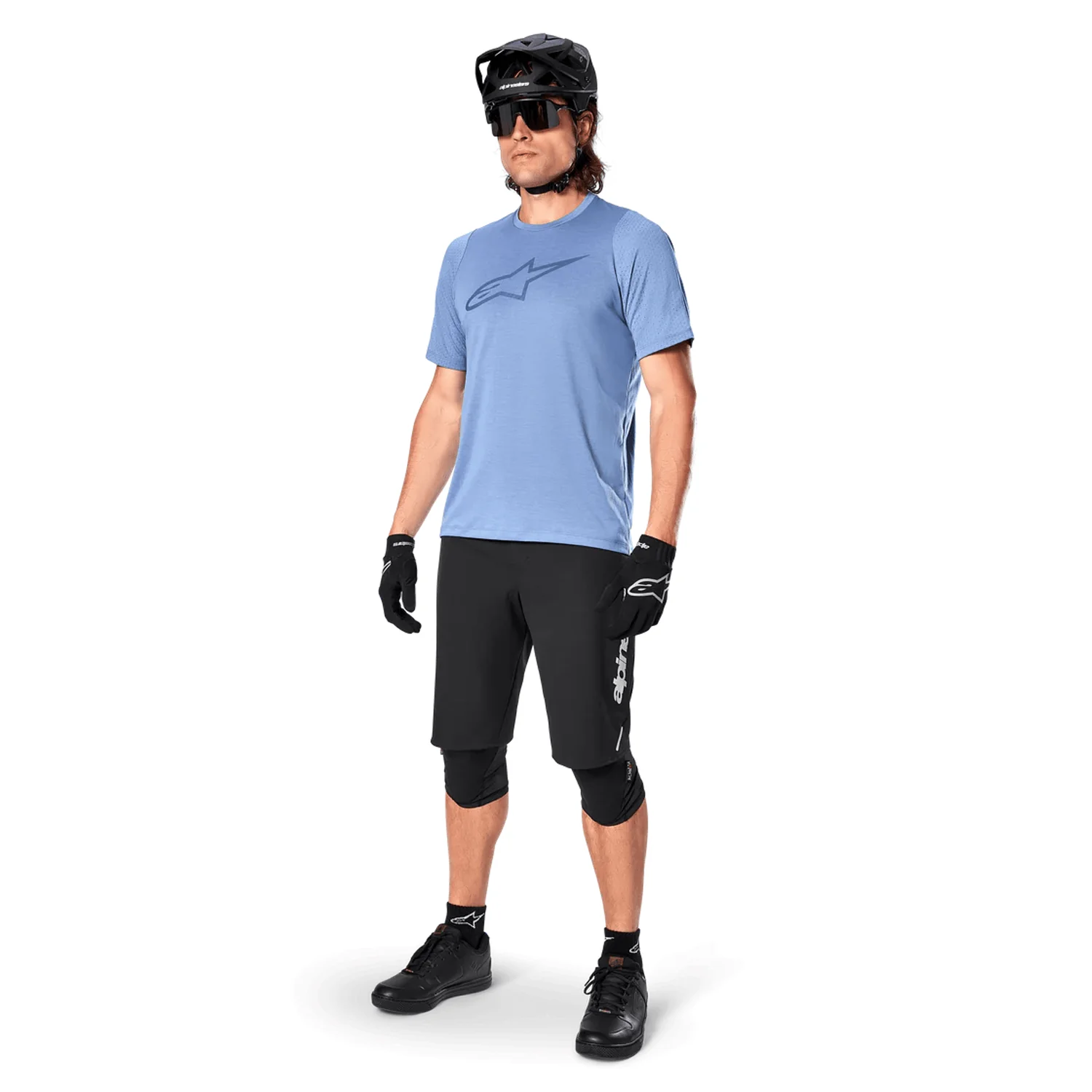 Maillot ALPINESTARS A-DURA ASTAR Manches Courtes Bleu - Image 6