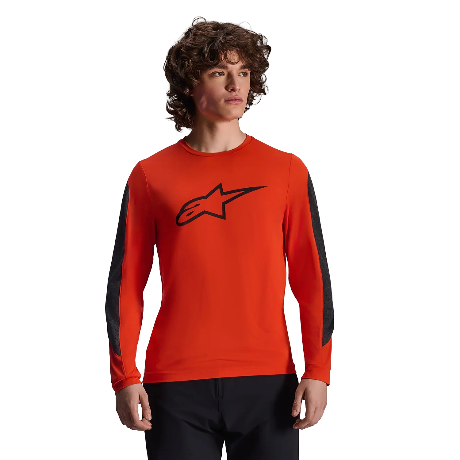 Maillot ALPINESTARS A-DURA INSET ASTAR Manches Longues Orange