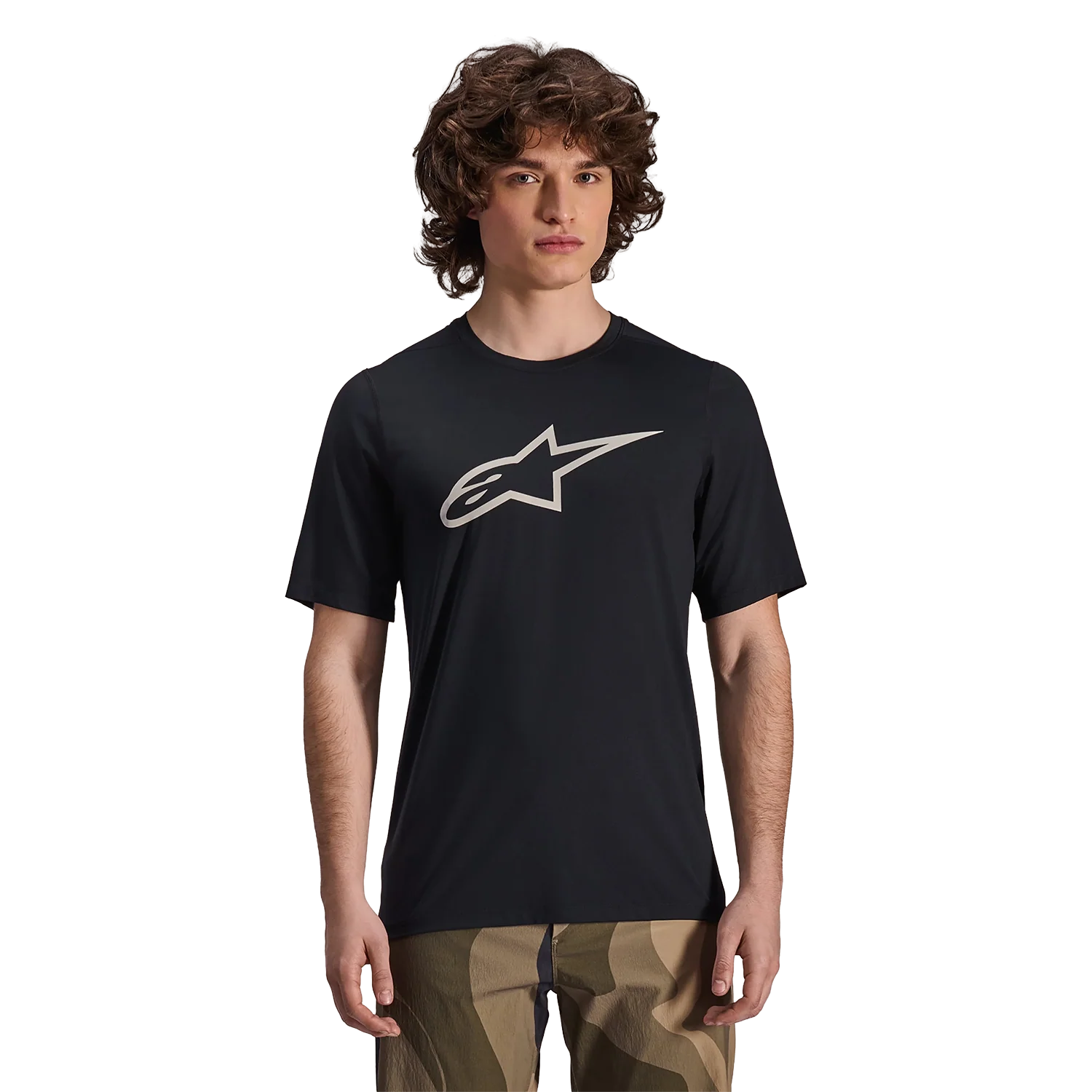 Maillot ALPINESTARS A-DURA ASTAR Manches Courtes Noir