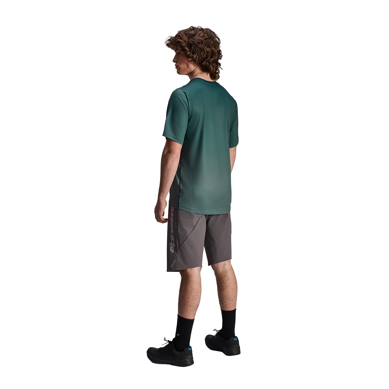 Maillot ALPINESTARS A-DURA RISE Manches Courtes Vert - Image 5