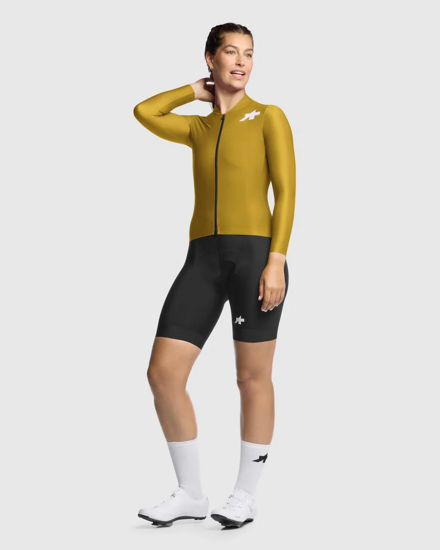 Maillot ASSOS UMA GT S11 EVO Manches Longues Femme Godlen Yellow - Image 3