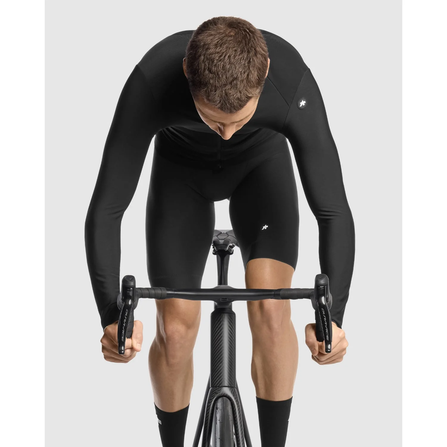 Maillot ASSOS EQUIPE R SPRING FALL S11 Manches Longues Noir - Image 5