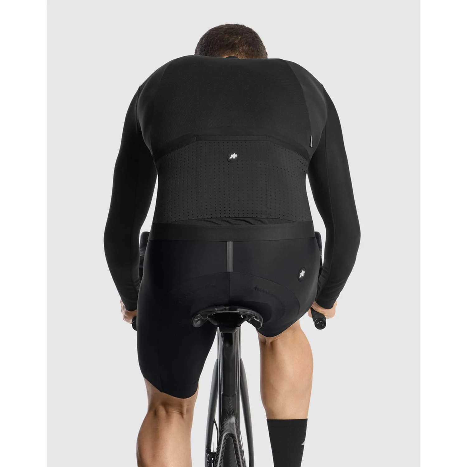 Maillot ASSOS EQUIPE R SPRING FALL S11 Manches Longues Noir - Image 6