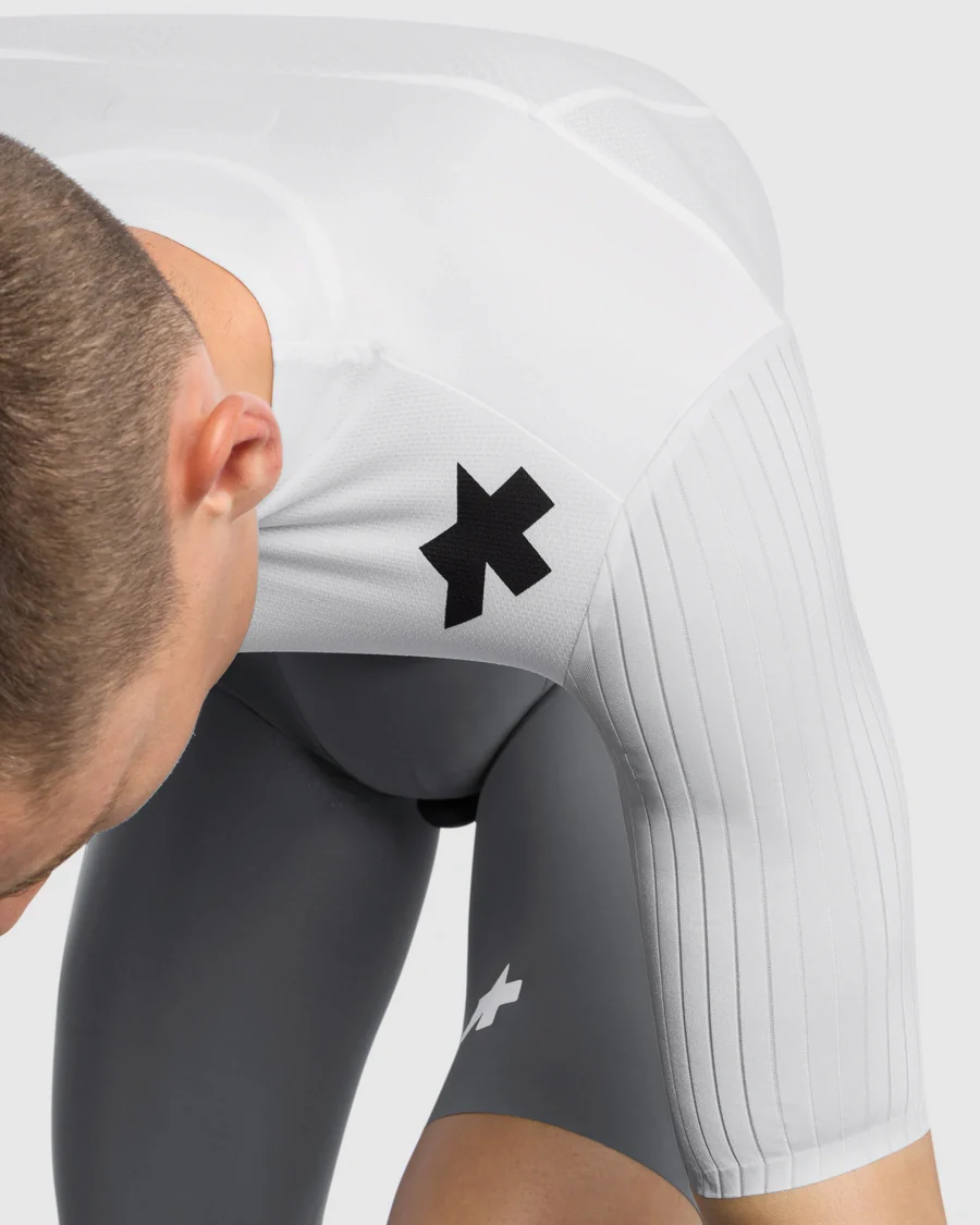 Maillot ASSOS EQUIPE RS S11 Manches Courtes Blanc - Image 7