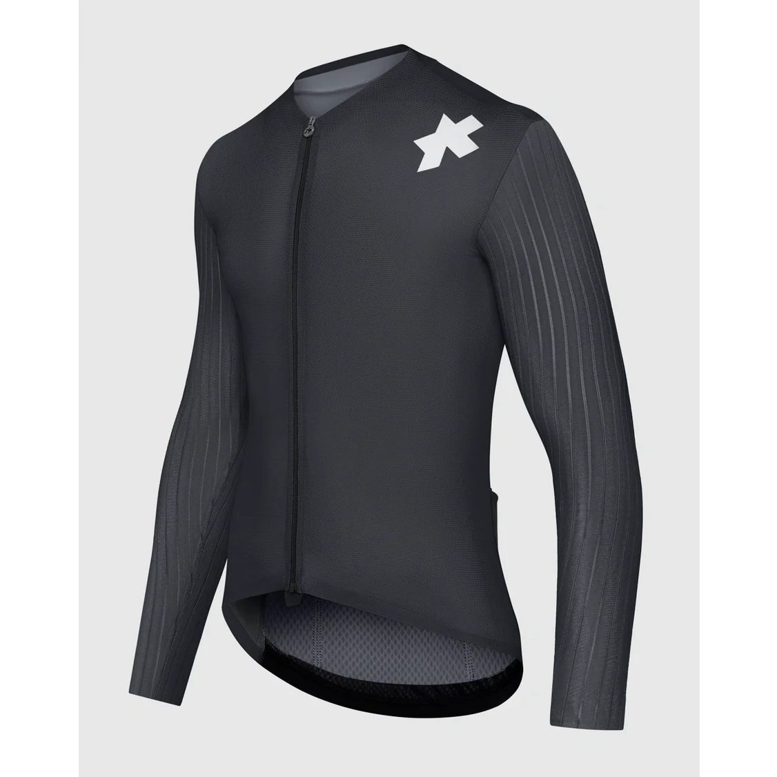 Maillot ASSOS EQUIPE RS S11 Manches Longues Noir/Gris - Image 3