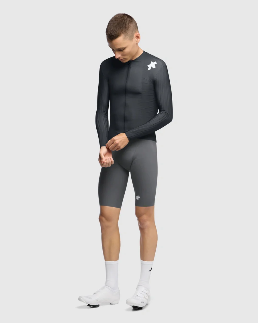Maillot ASSOS EQUIPE RS S11 Manches Longues Noir/Gris - Image 8
