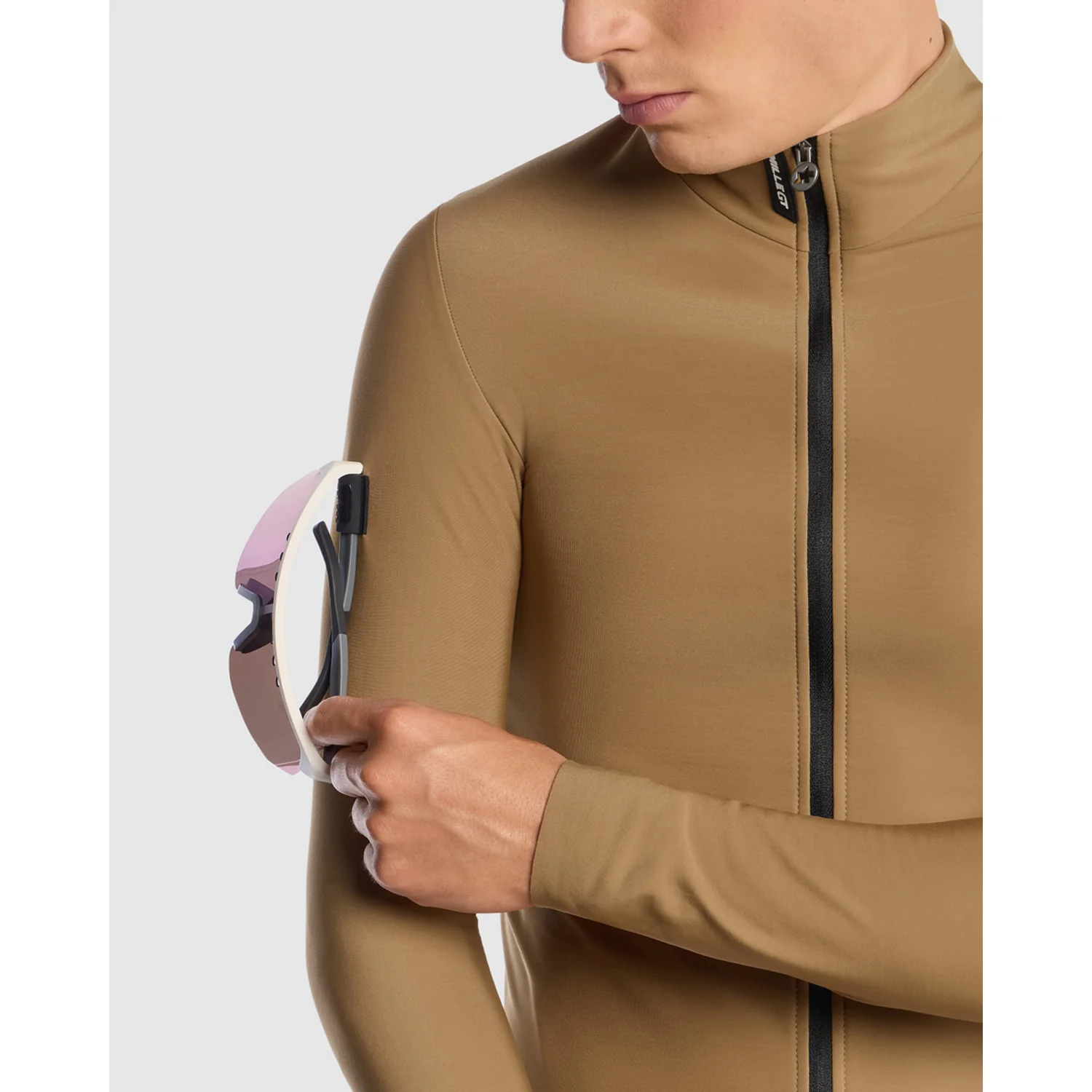Maillot ASSOS MILLE GT SPRING FALL C2 Manches Longues Bronze Ash - Image 6