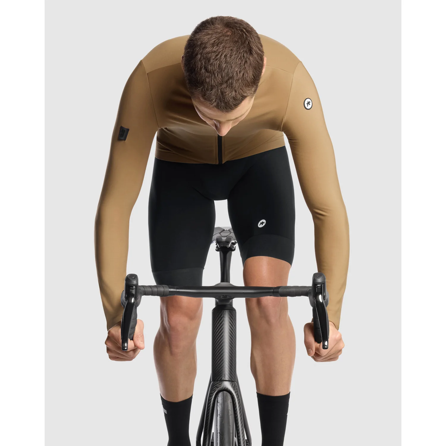Maillot ASSOS MILLE GT SPRING FALL C2 Manches Longues Bronze Ash - Image 7