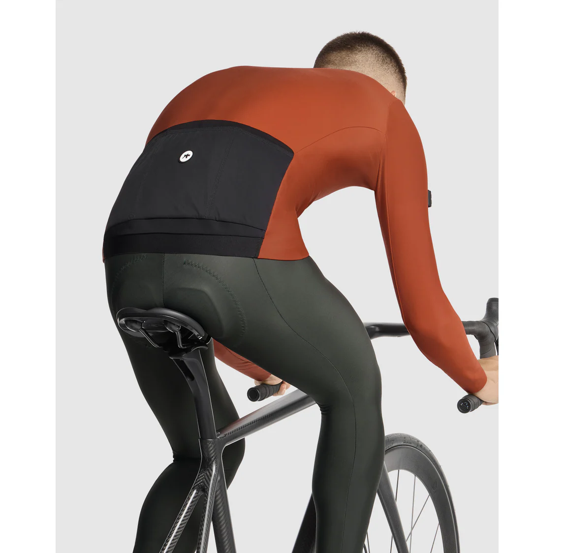 Maillot ASSOS MILLE GT SPRING FALL C2 Manches Longues Rusty Brown - Image 8