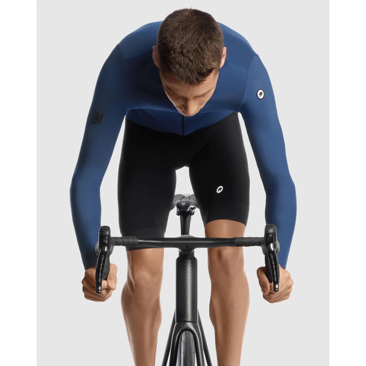 Maillot ASSOS MILLE GT SPRING FALL C2 Manches Longues Stone Blue - Image 6