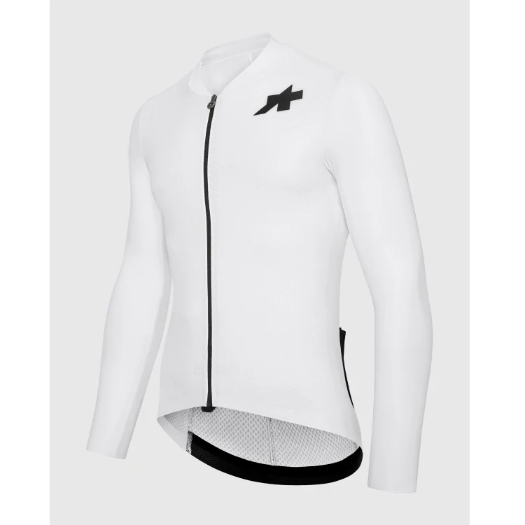Maillot ASSOS MILLE GT S11 EVO Manches Longues Blanc - Image 3