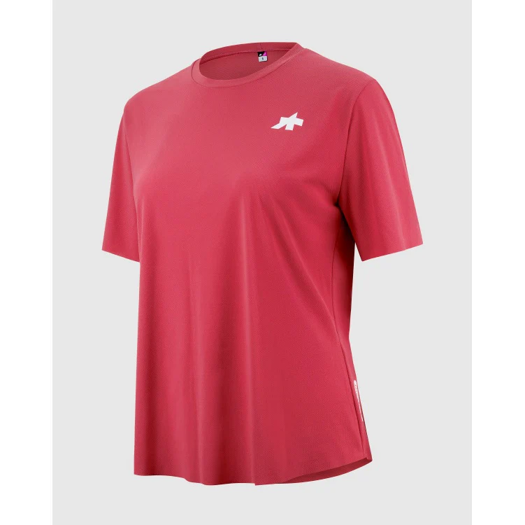 Maillot ASSOS TACTICA POST RIDE T5 Manches Courtes Femme Berry - Image 3