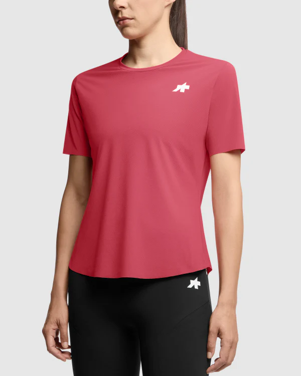 Maillot ASSOS TACTICA POST RIDE T5 Manches Courtes Femme Berry - Image 5