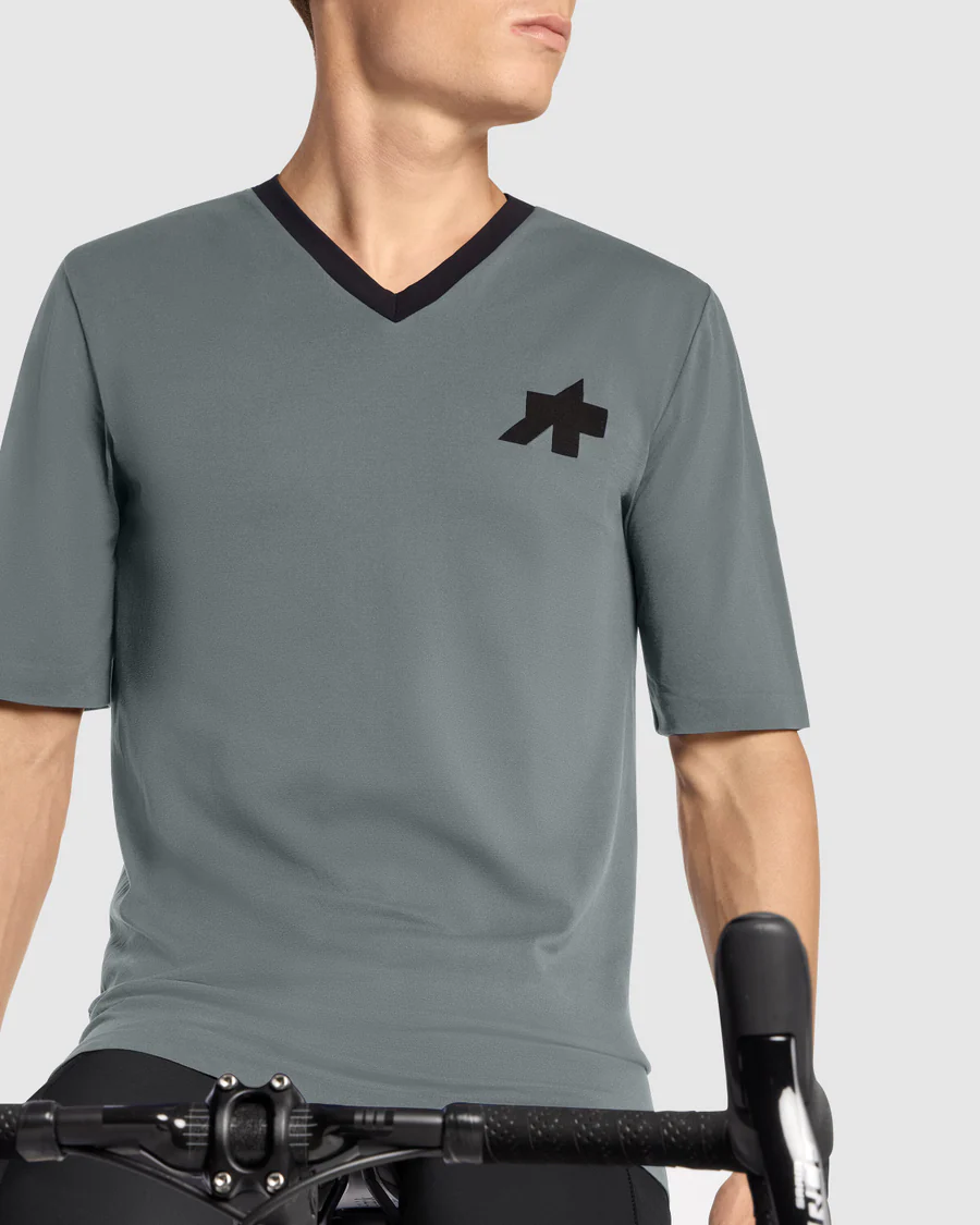 Maillot ASSOS TACTICA TECH T5 Manches Courtes Gris - Image 8