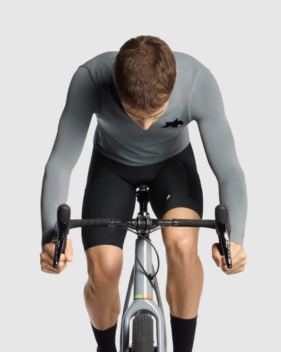Maillot ASSOS TACTICA TECH T5 Manches Longues Gris - Image 5