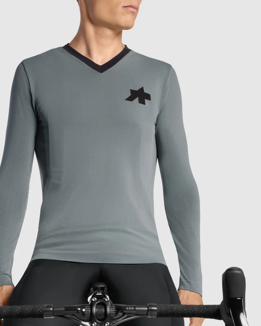 Maillot ASSOS TACTICA TECH T5 Manches Longues Gris - Image 8