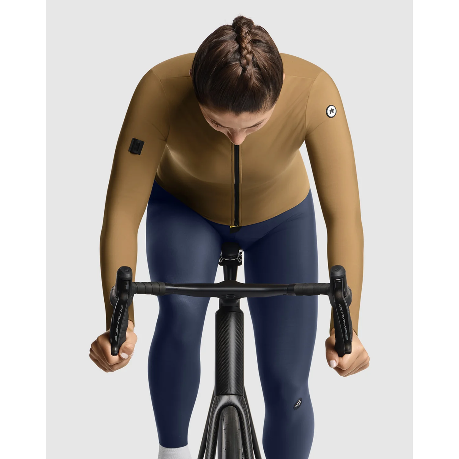 Maillot ASSOS UMA GT SPRING FALL C2 Manches Longues Femme Bronze Ash - Image 7