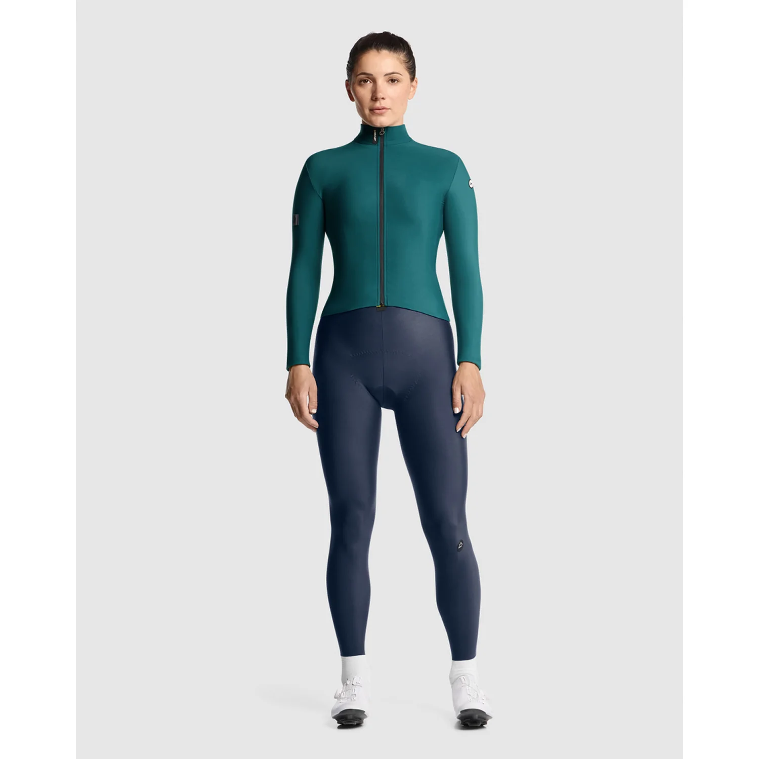 Maillot ASSOS UMA GT SPRING FALL C2 Manches Longues Femme Foundation Green - Image 5