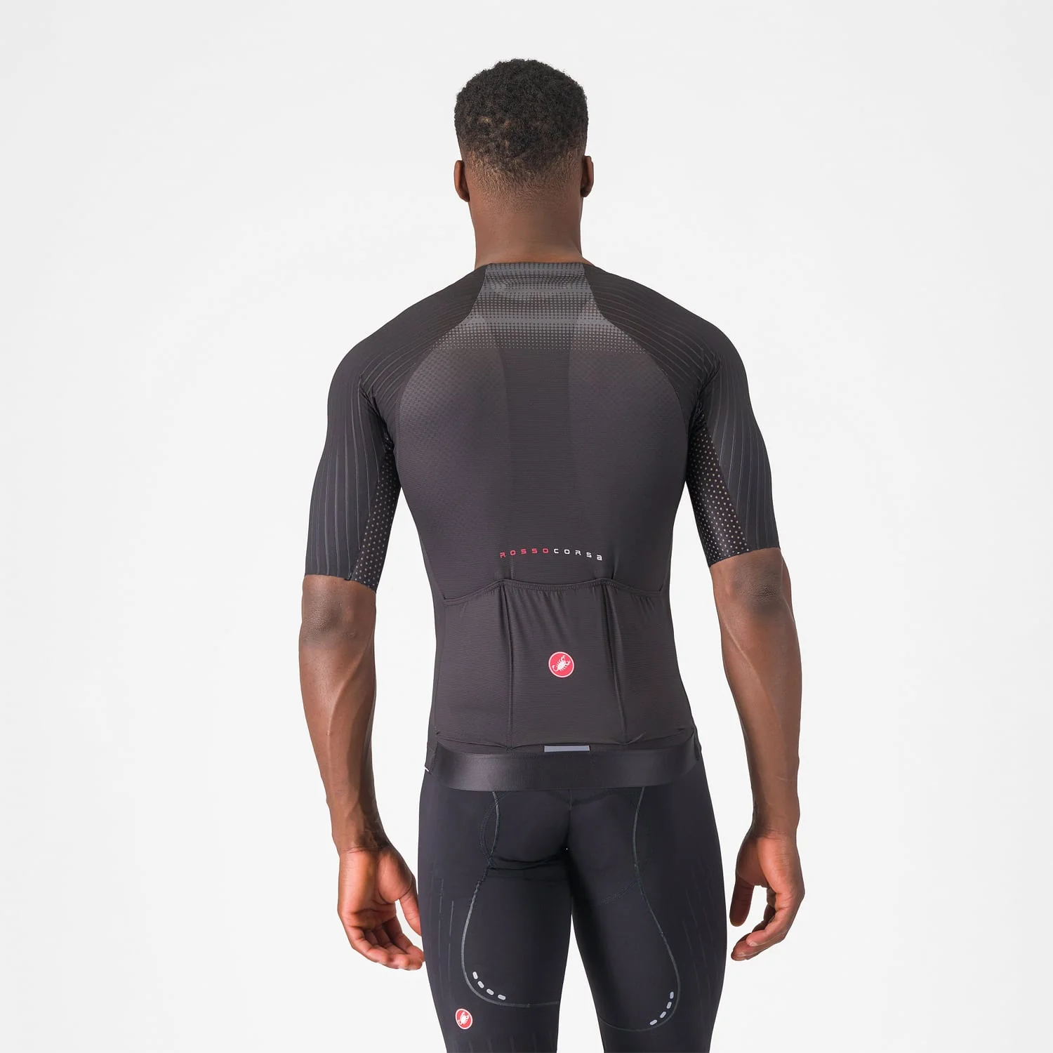 Maillot CASTELLI AERO RACE 8S Manches Courtes Noir - Image 3