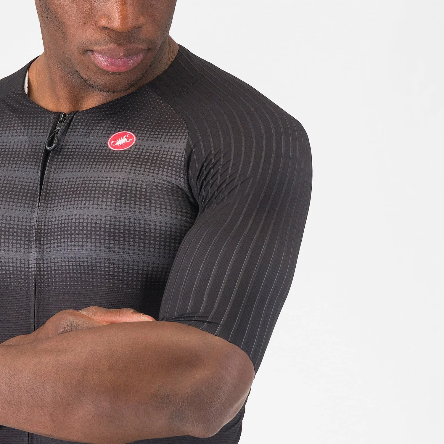 Maillot CASTELLI AERO RACE 8S Manches Courtes Noir - Image 4