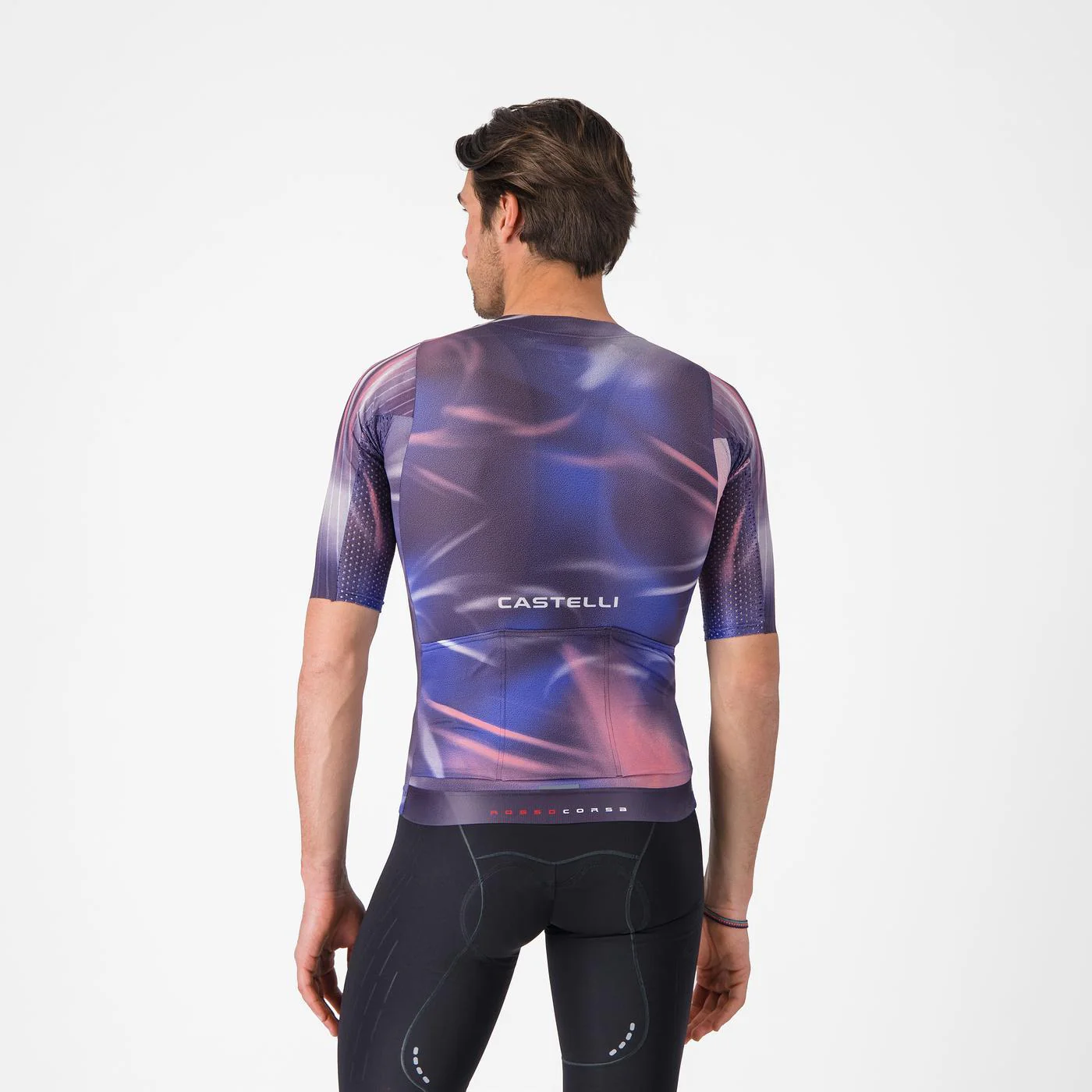 Maillot CASTELLI AERO RACE 8S Manches Courtes Violet - Image 2