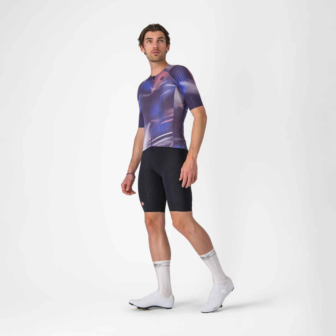 Maillot CASTELLI AERO RACE 8S Manches Courtes Violet - Image 7