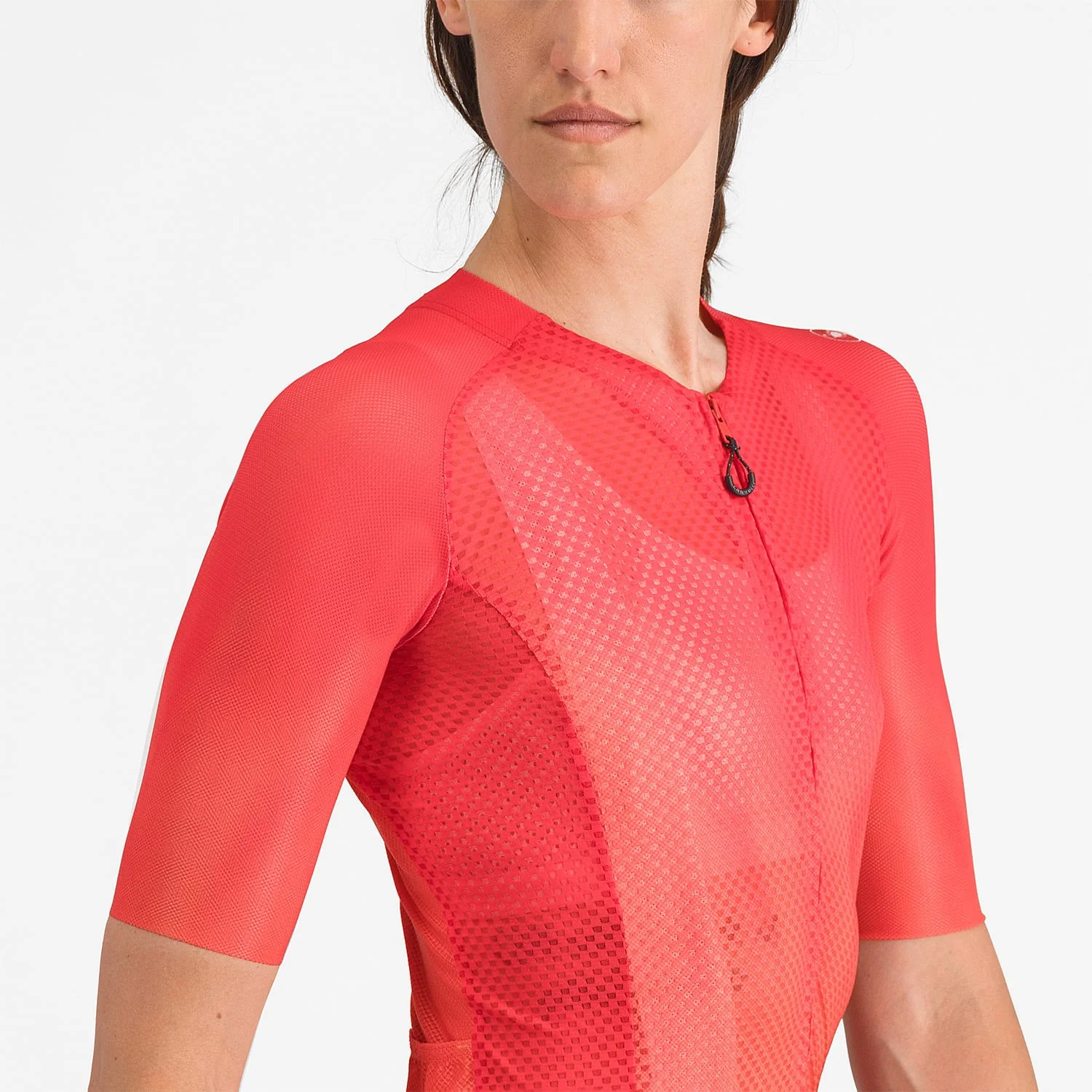 Maillot CASTELLI CLIMBER'S A/C Femme Manches Courtes Hibiscus - Image 4