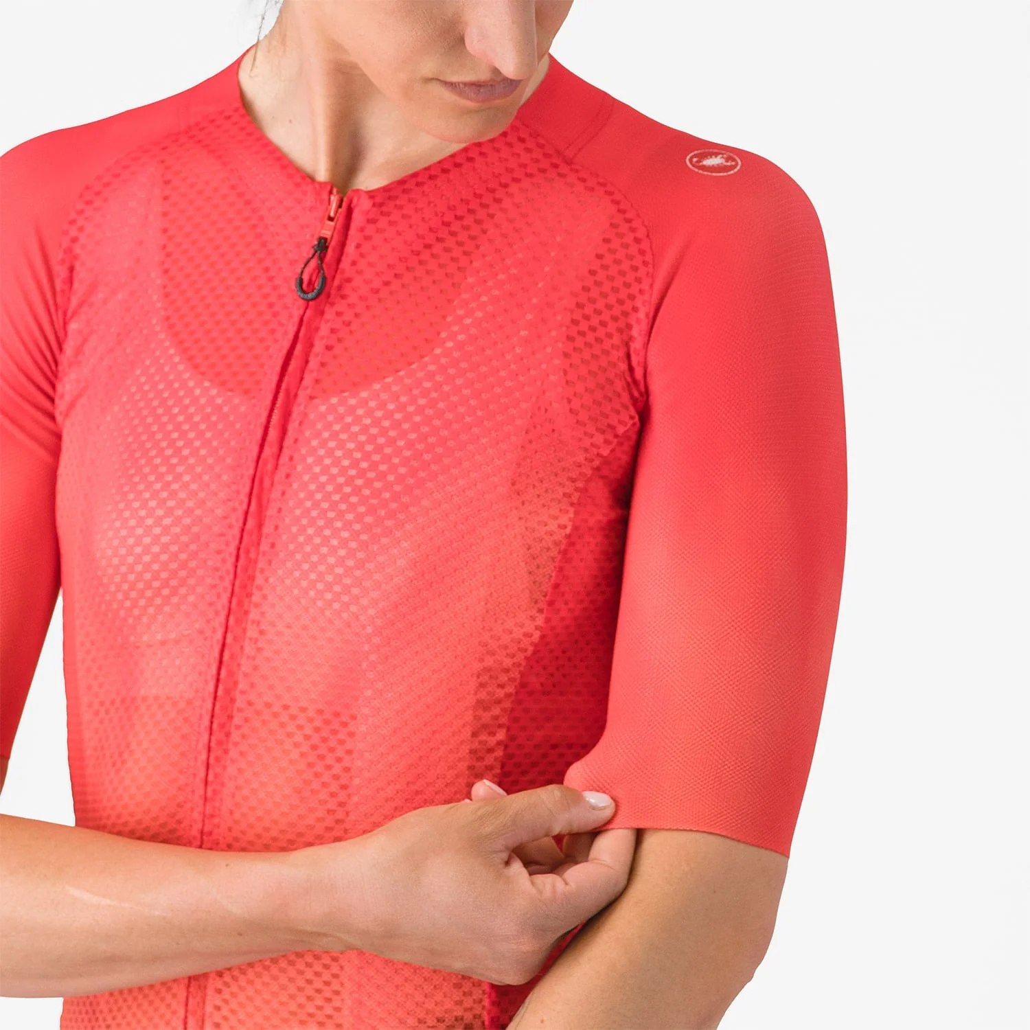 Maillot CASTELLI CLIMBER'S A/C Femme Manches Courtes Hibiscus - Image 6