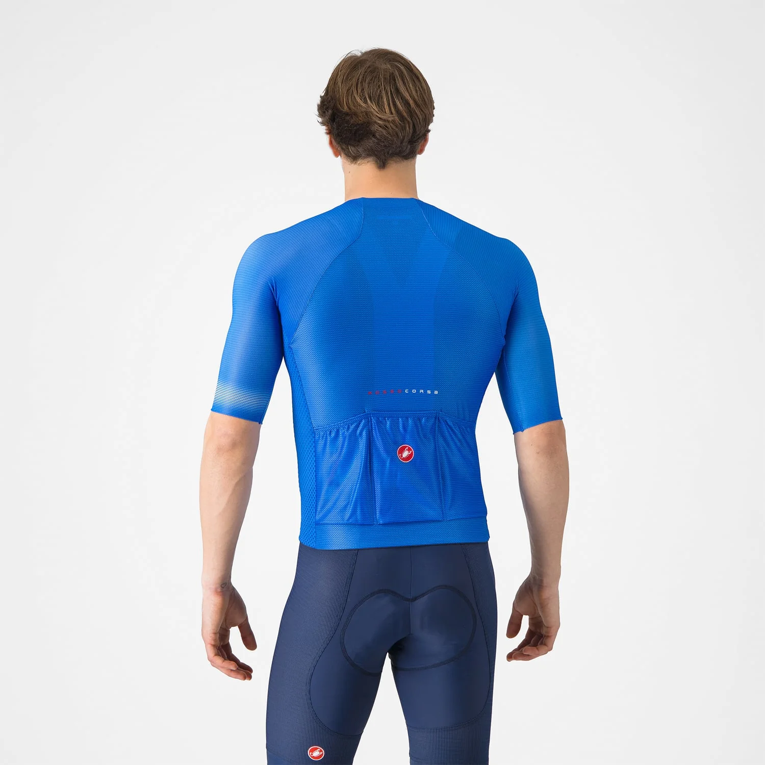 Maillot CASTELLI CLIMBER'S A/C Manches Courtes Bleu - Image 2