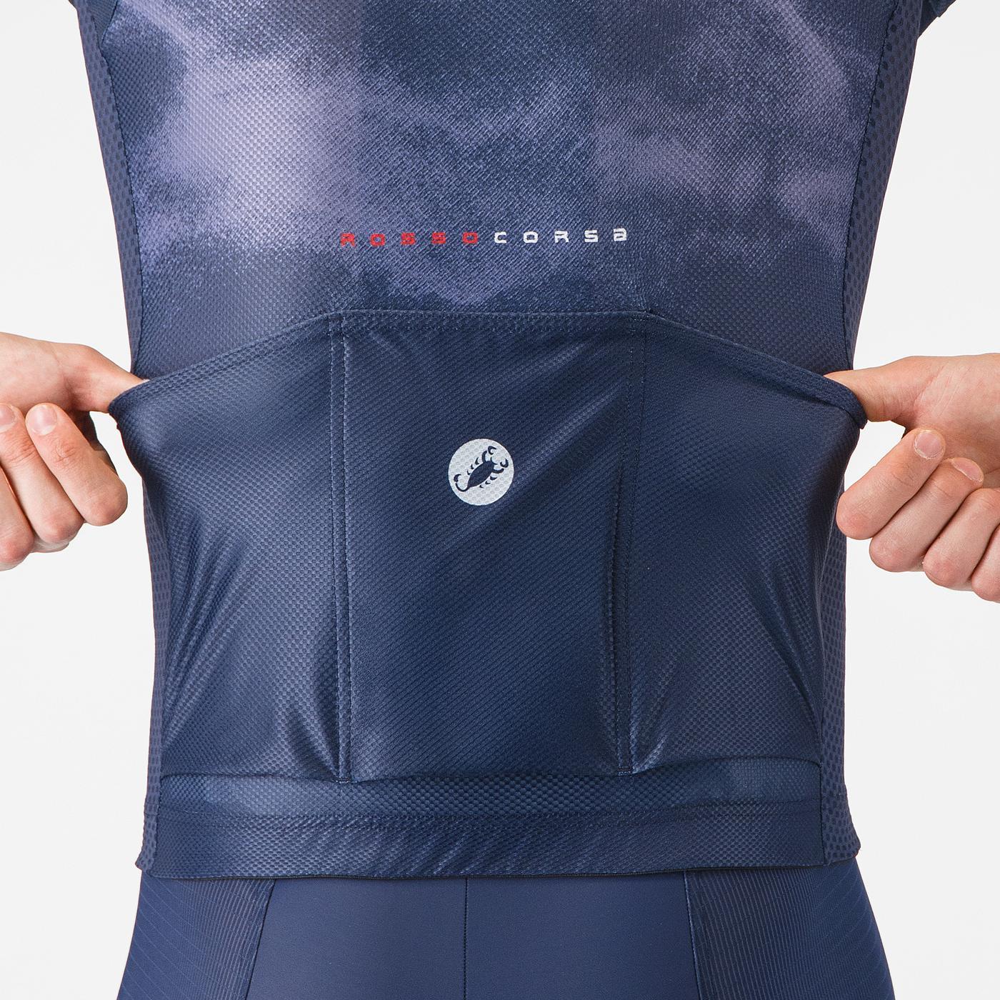 Maillot CASTELLI CLIMBER'S A/C Manches Courtes Marine - Image 3