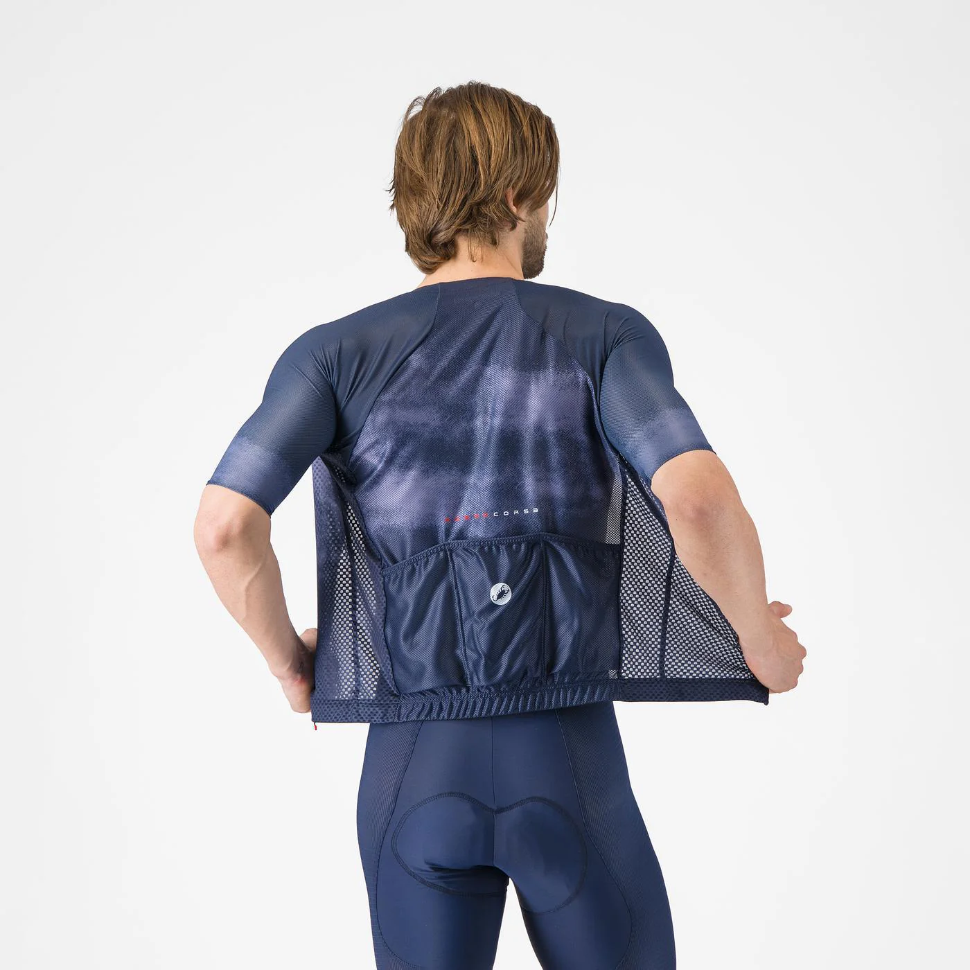 Maillot CASTELLI CLIMBER'S A/C Manches Courtes Marine - Image 5