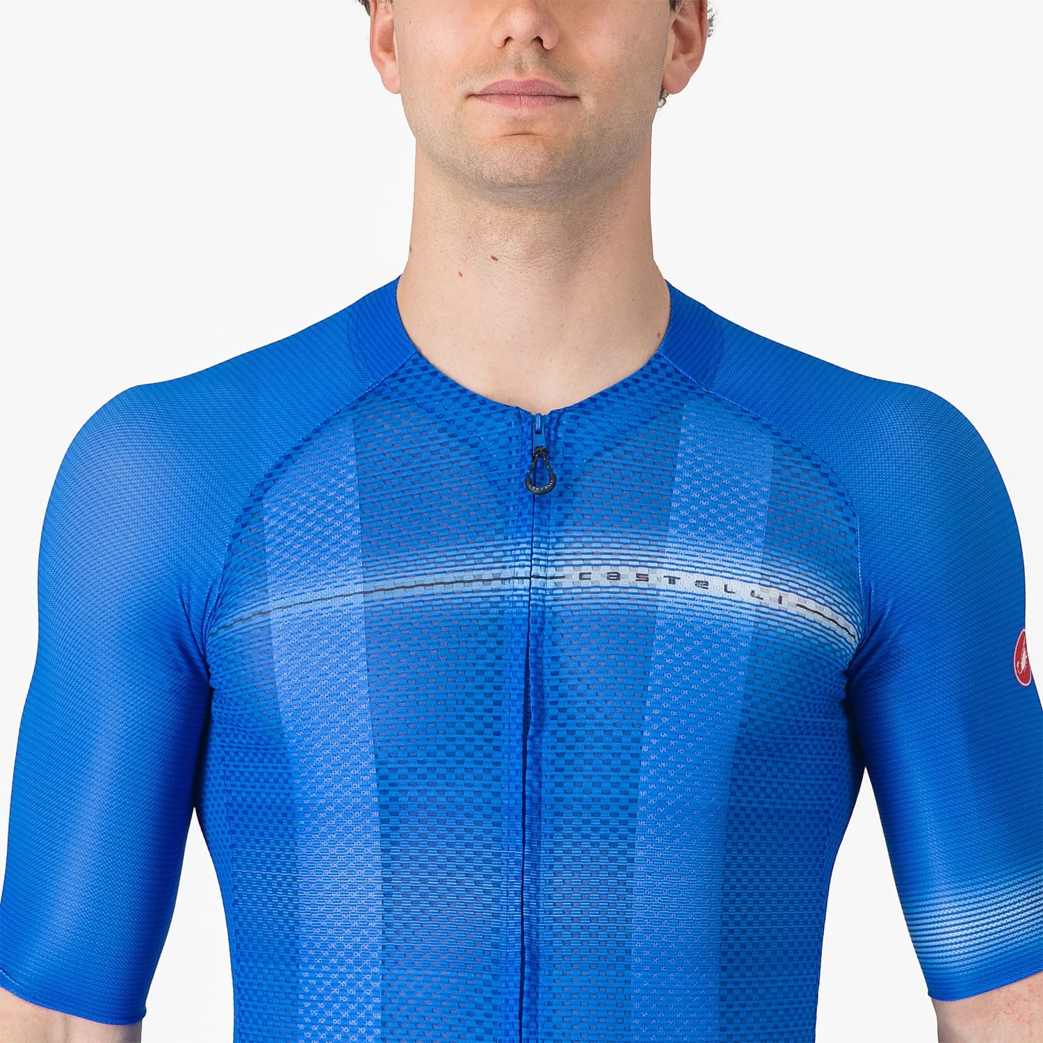 Maillot CASTELLI CLIMBER'S A/C Manches Courtes Bleu - Image 6