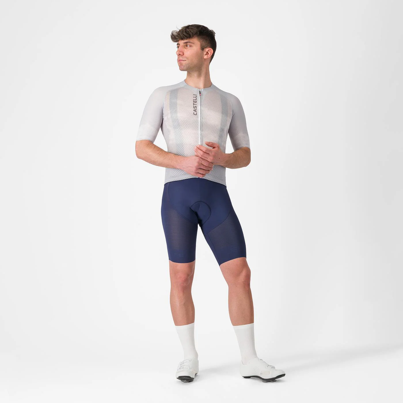 Maillot CASTELLI CLIMBER'S A/C Manches Courtes Gris 2026 - Image 5