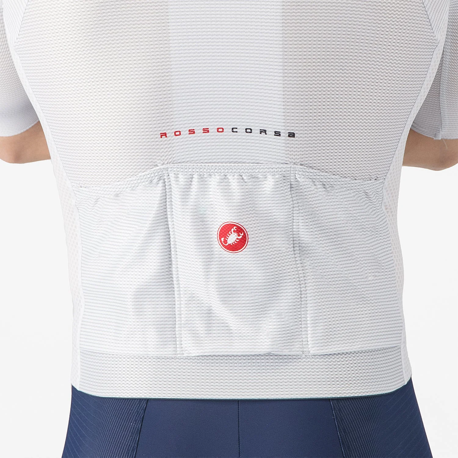 Maillot CASTELLI CLIMBER'S A/C Manches Courtes Gris - Image 6