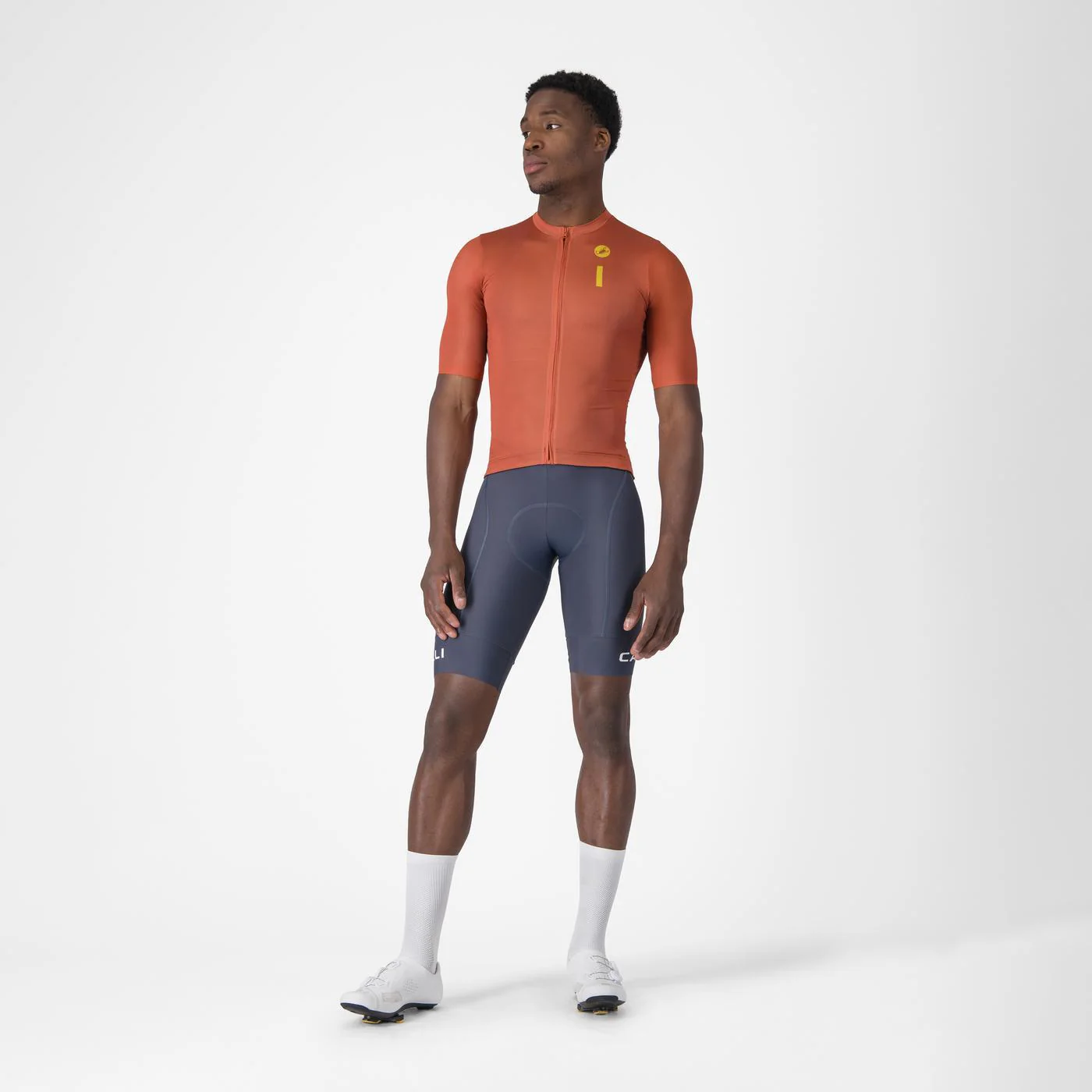 Maillot CASTELLI DRITTONE LOGO Manches Courtes Paprika - Image 6