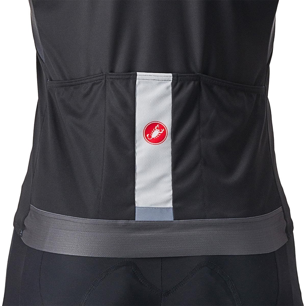 Maillot CASTELLI ENTRATA VI Manches Courtes Noir/Gris - Image 5