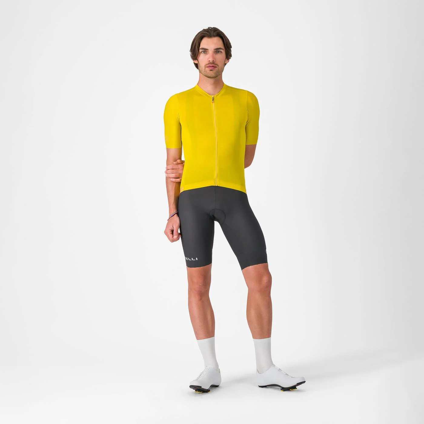 Maillot CASTELLI ESPRESSO 2 Manches Courtes Jaune - Image 6