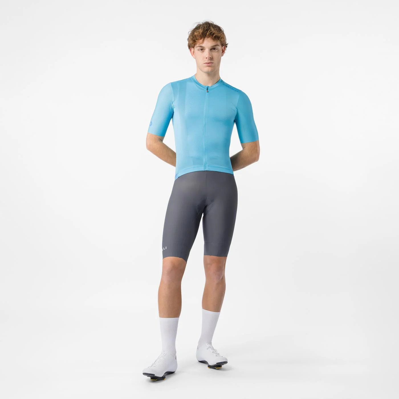 Maillot CASTELLI ESPRESSO 2 Manches Courtes Turquoise - Image 6