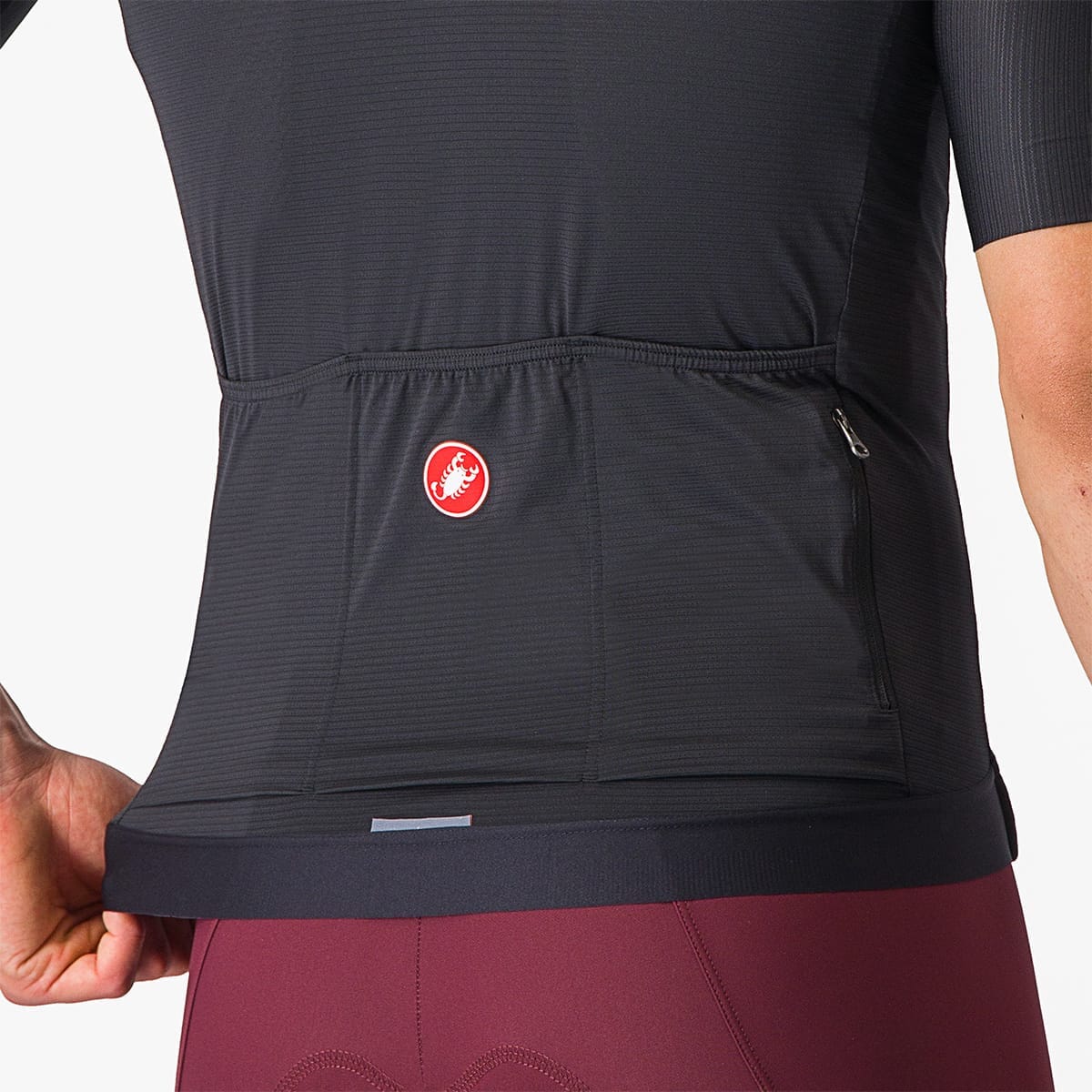 Maillot CASTELLI ESPRESSO Manches Courtes Noir - Image 4